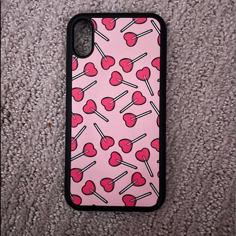 Pink heart suckers iphone XR case